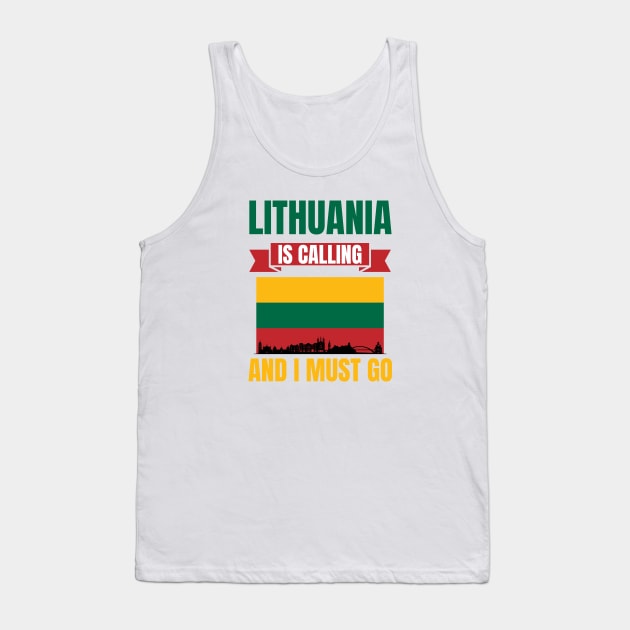 Lithuania Tank Top by footballomatic